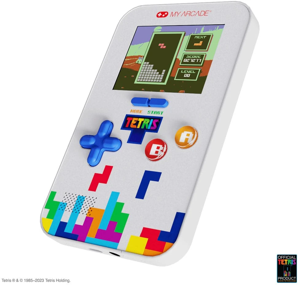MY ARCADE Tetris Go Gamer nešiojama žaidimų konsolė su dėklu (301 žaidimai)