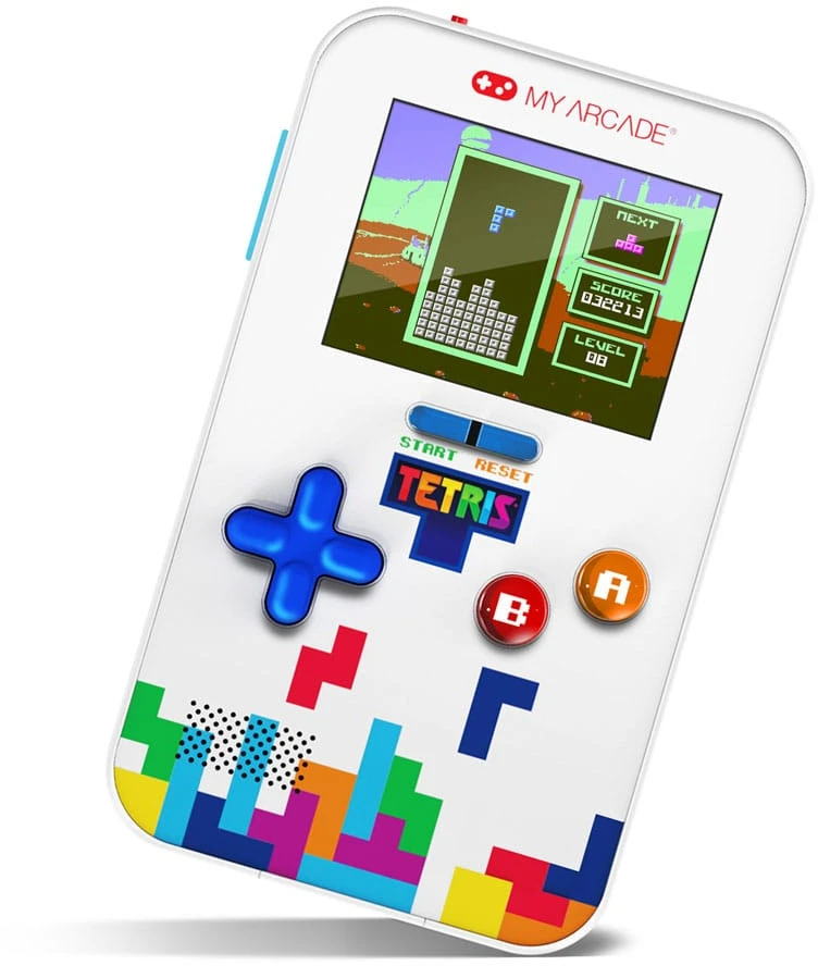 MY ARCADE Tetris Go Gamer nešiojama žaidimų konsolė su dėklu (301 žaidimai)