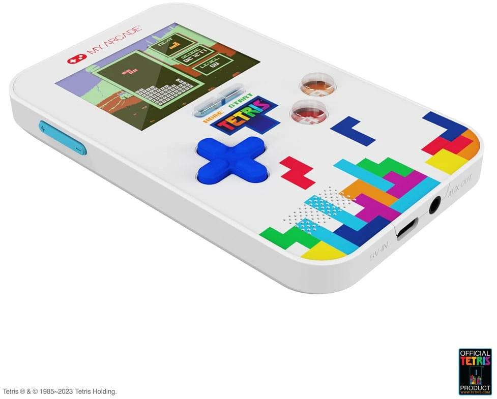 MY ARCADE Tetris Go Gamer nešiojama žaidimų konsolė su dėklu (301 žaidimai)