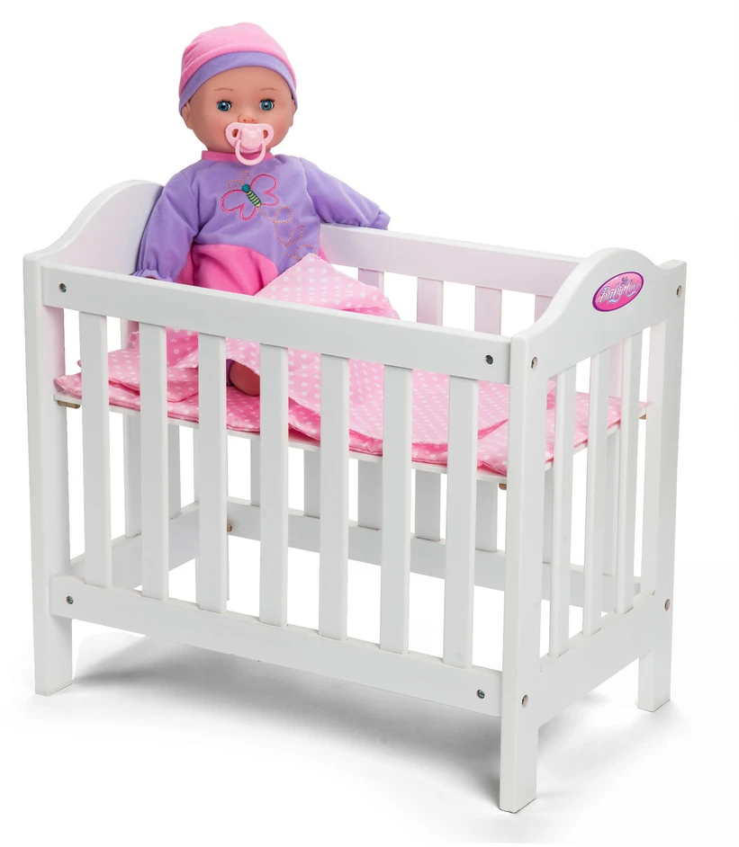 My Baby Mano kūdikis - medinė lėlių lovelė (61347)