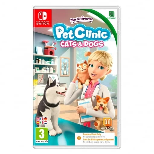MY MANO Visata: naminių gyvūnėlių klinikos katės ir šunys (kodas dėžutėje) – „Nintendo Switch“