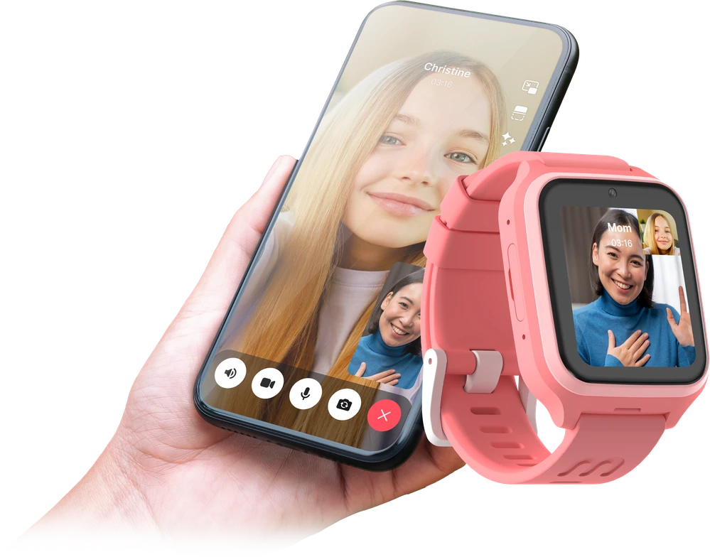 Išmanusis laikrodis MyFirst – myFirst Fone M1 – Rožinė – 1,6 colio