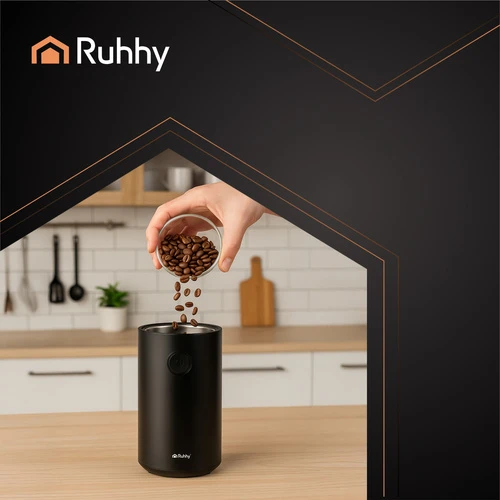 Elektrinė kavamalė Ruhhy 26219, 150 W, juoda