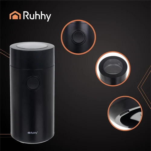 Elektrinė kavamalė Ruhhy 26219, 150 W, juoda