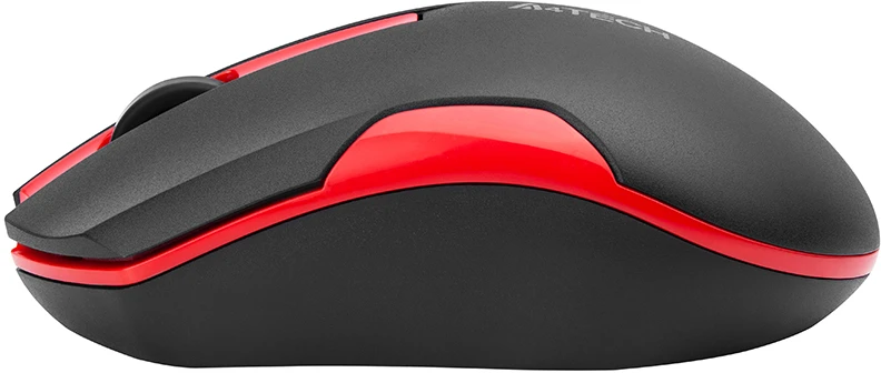 A4Tech A4TMYS46038 Pelė V-TRACK G3-200N-1 Juodas+Raudona belaidė