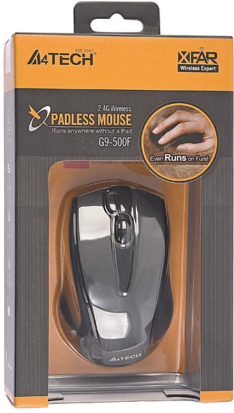 A4Tech A4TMYS40974 Pelė A4Tech V-TRACK G9-500F-1 Juodas RF nano