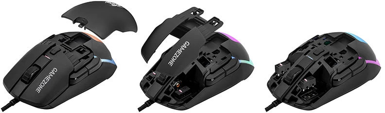 Pelė Myszka žaidimams Tracer GameZone Master su laidu 12000 dpi optinė juoda