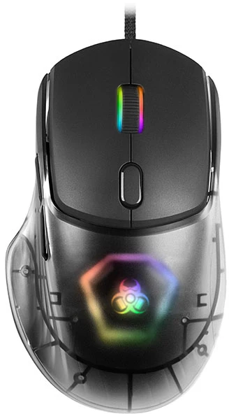 Pelė Myszka žaidimams Tracer GameZone NEON su laidu 12400 dpi optinė juoda