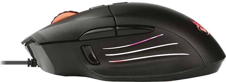 Pelė Myszka žaidimams Tracer GameZone ODIN su laidu 12000 dpi optinė juoda