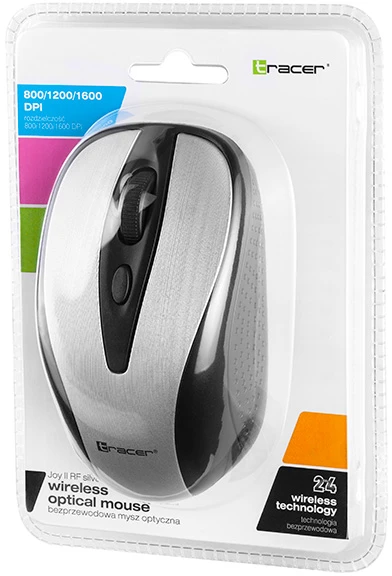 TRACER Joy II RF Nano USB Sidabrinis Pelė Wireless