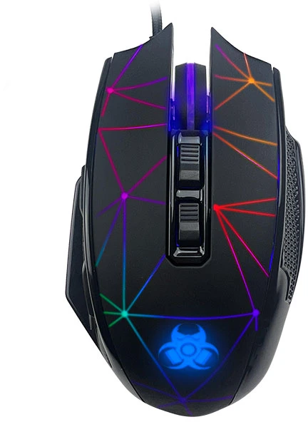 Pelė Myszka žaidimams Tracer GameZone SPACE su laidu 7200 dpi optinė juoda