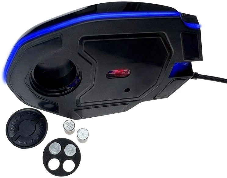Pelė Myszka žaidimams Tracer GameZone SPACE su laidu 7200 dpi optinė juoda