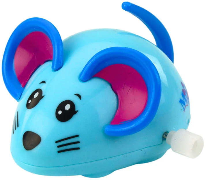 Lean Toys Mechaninė pelė, 8 cm, įvairios spalvos