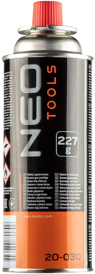 Nabój Butano dujų balionėlis, 227 g