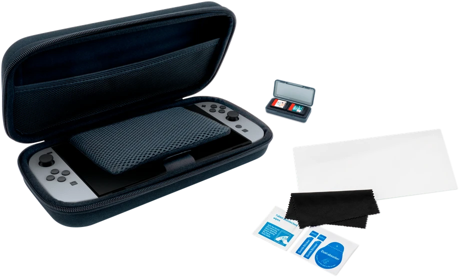 Nacon Kelioninio Nintendo Switch 2 Dėklo ir Ekrano apsaugos Rinkinys| Juodas