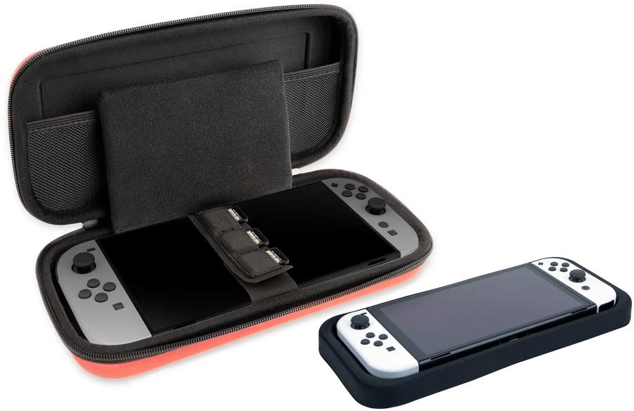 Nacon Kelioninis Nintendo Switch 2 Dėklas | Šviesiai Raudonas