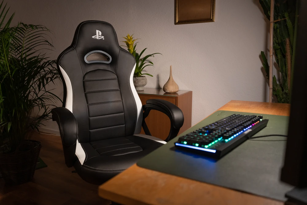 Nacon Oficiali Playstation Žaidimų Kėdė Ch-350 Juoda