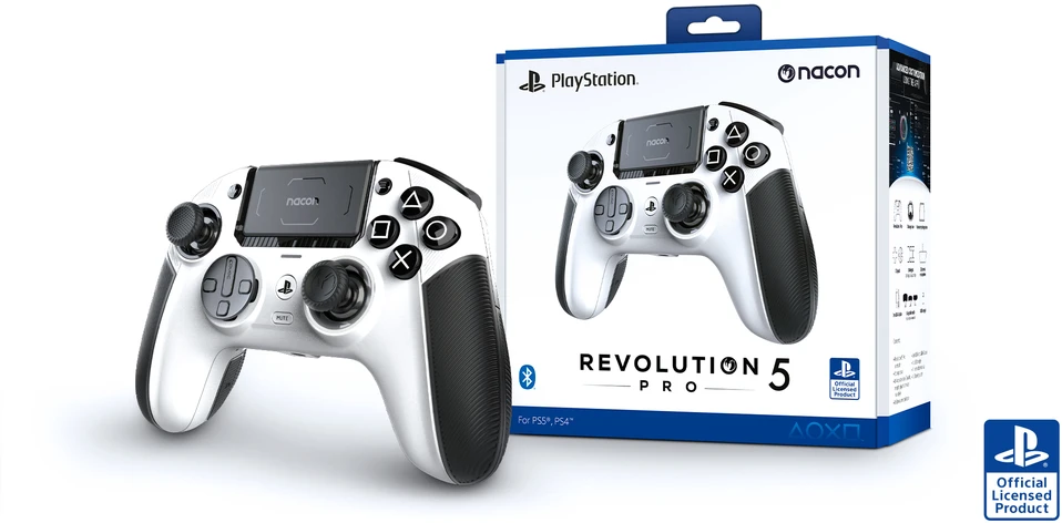 Nacon PS5 Revolution 5 Pro valdiklis baltas
