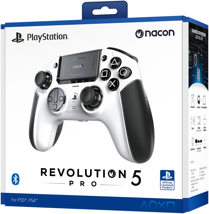 Nacon PS5 Revolution 5 Pro valdiklis baltas