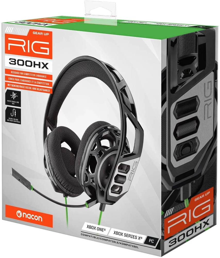 Nacon RIG 300HX Stereo Ausinės Žaidimams, su laidu XBOX / PC