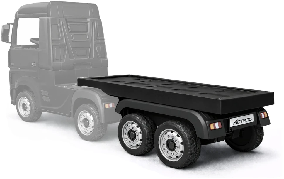 Lean Cars HL358 Mercedes Actros juoda puspriekabė