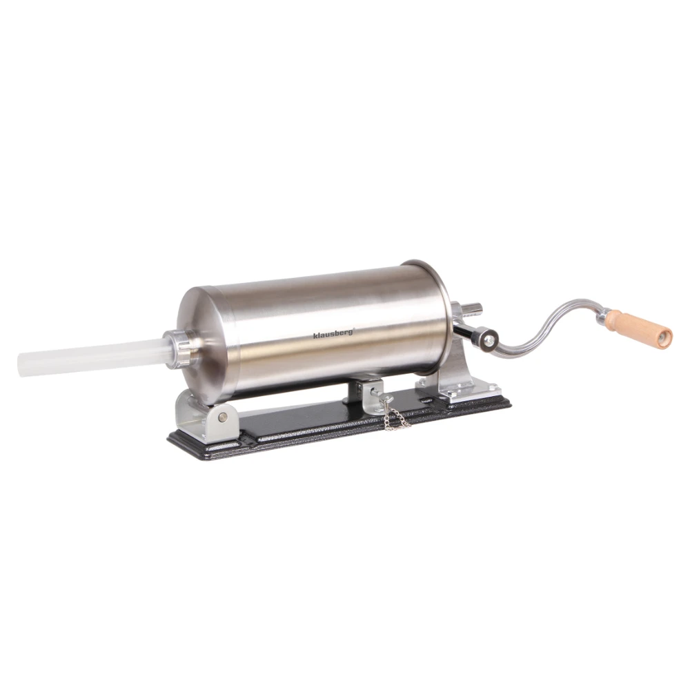 Nadziewarka Dešrų kimštuvas, 3kg talpos, horizontalus, nerūdijančio plieno, Klausberg, kb-7928