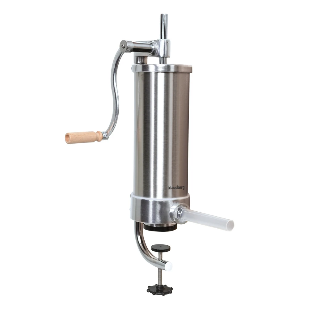 Mėsmalė Nadziewarka Dešrų kimštuvas, 3kg talpos, vertikalus, nerūdijančio plieno, Klausberg, kb-7926