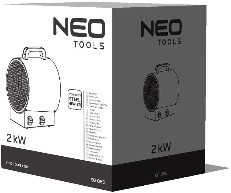 Nagrzewnica Pastatomas elektrinis šildytuvas NEO, 2000W, 90-065