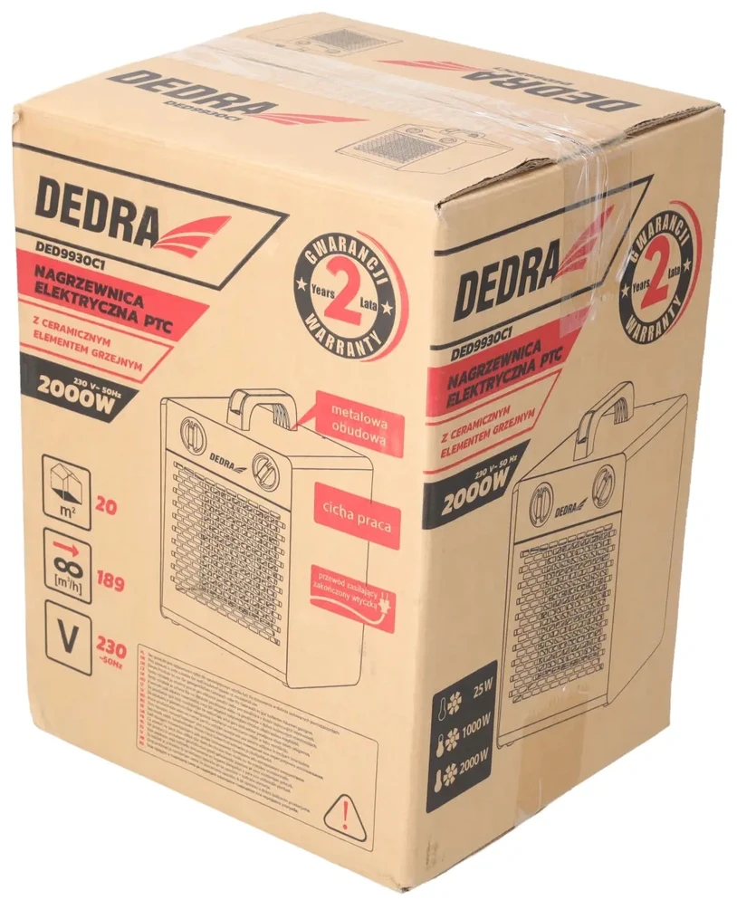 Dedra Elektrinis ildytuvas 20kW PTC