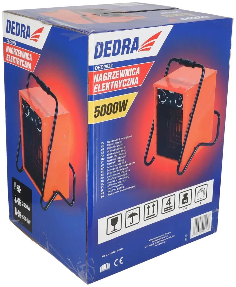 Dedra Elektrinis ildytuvas 25005000W