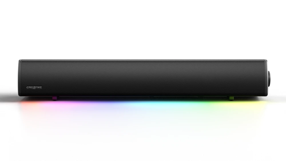 Namų kino sistema „Creative Sound Blaster GS5 Bluetooth 5.3 Gaming Soundbar“ juodos spalvos