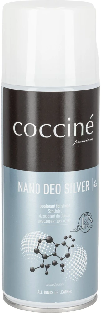 Coccine Nano batų dezodorantas sidabriniame flakone