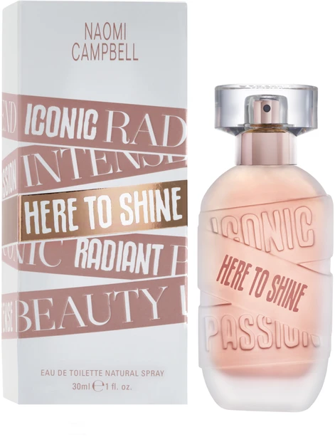 Naomi Campbell Here To Shine EDT tualetinis vanduo moterims, 30 ml