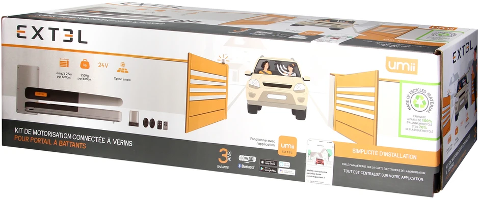 Orno Napęd EXTEL 761003P dviejų vartų pavara, Wi-Fi, 250 kg