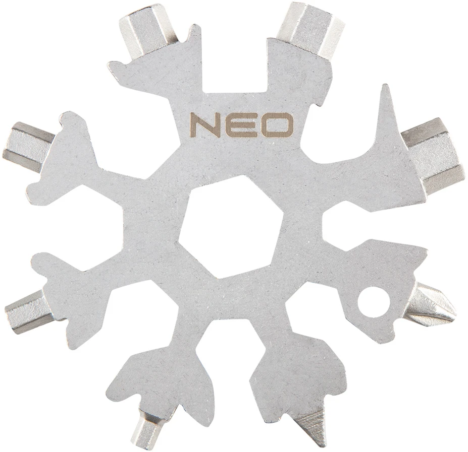 Neo Narzędzie Daugiafunkcis įrankis „Snowflake 19 in 1“, 2 vnt.