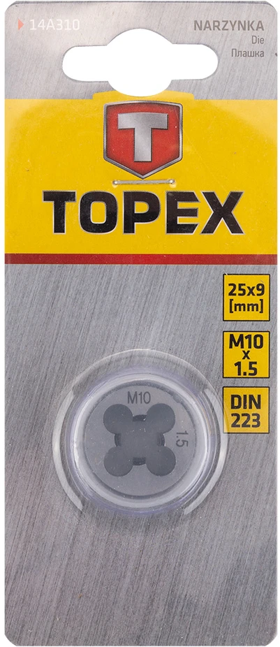 Narzynka M10 štampai, 25 x 9 mm