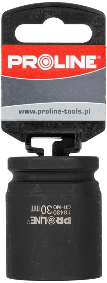 Nasadka Cr-Mo 1/2 colio 30 mm šešiakampis smūginis antgalis „Proline“ pakabukas