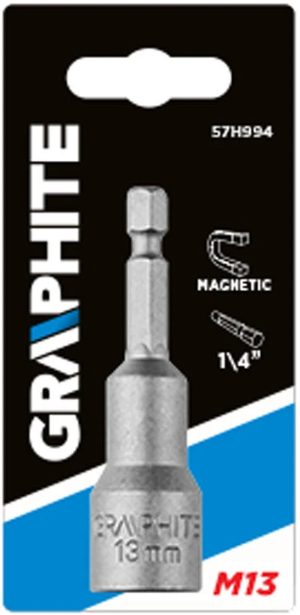 Graphite Grafitinis veržliaraktis 13x65mm 1/4 "- 57H994