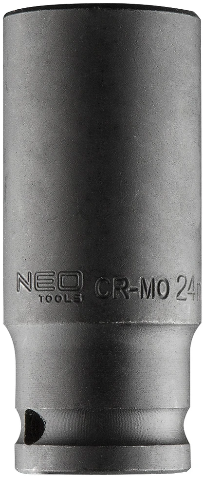 Nasadka Gręžimo galvutė 1/2, 24 mm, Cr-Mo, ilgas