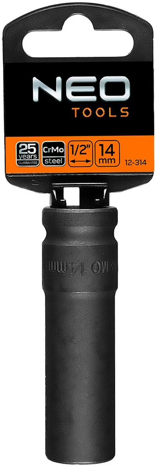 Nasadka Gręžimo galvutė 1/2, 14 mm, Cr-Mo, ilgas