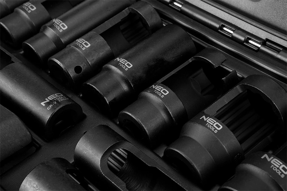 Neo Tools Nasadki, Lambda zondo ir purkštukų dangteliai - 14 vnt. rinkinys