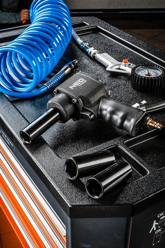 Neo Tools Šešiakampis smūginis lizdas neo 1/2" 10-24mm 11vnt. (12-102)