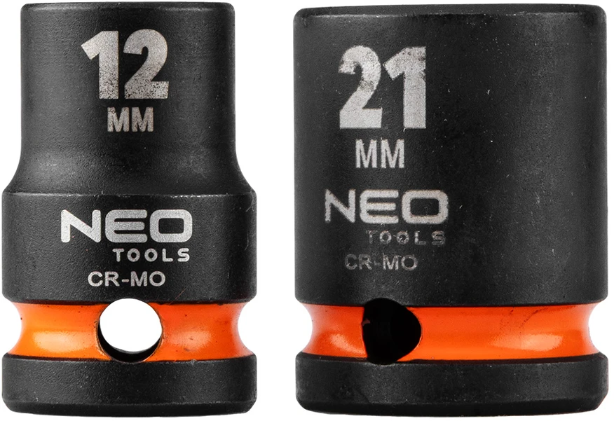 Neo Šešiakampių smūginių lizdų rinkinys 10-24mm 10vnt (12-101)
