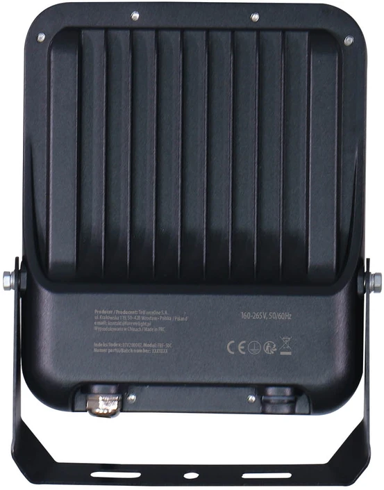 „Telforceone“ LED prožektorius PROXIM+ 50W 4000K 7500lm 230V IP65 „Forever Light“ 150lm/W 5 metų garantija