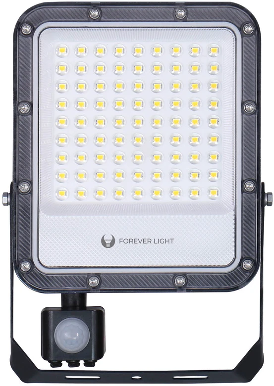 Plastrol „Telforceone“ LED prožektorius PROXIM+ 50W 6500K 7500lm PIR 230V IP65 „Forever Light“ 150lm/W 5 metų garantija
