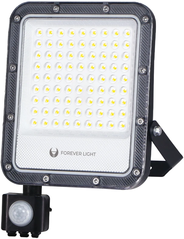 Plastrol „Telforceone“ LED prožektorius PROXIM+ 50W 6500K 7500lm PIR 230V IP65 „Forever Light“ 150lm/W 5 metų garantija