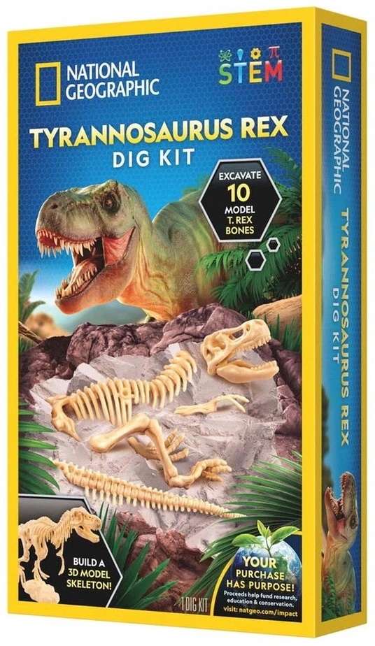 NATIONAL GEOGRAPHIC rinkinys T-Rex Skeleton Dig Kit, RTTREXDIG