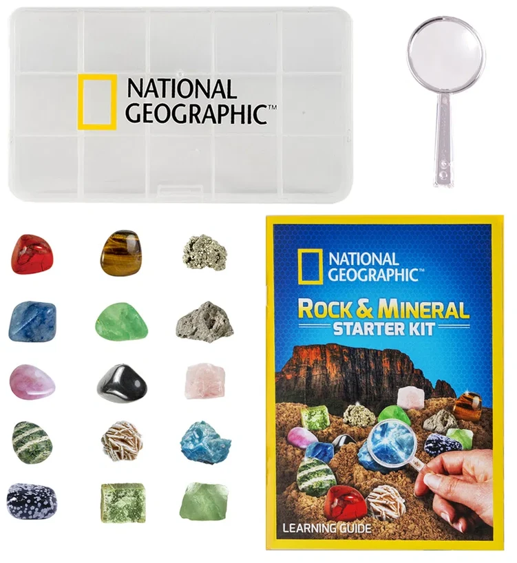 „National Geographic“ uolienų ir mineralų pradinis rinkinys (29-4010)