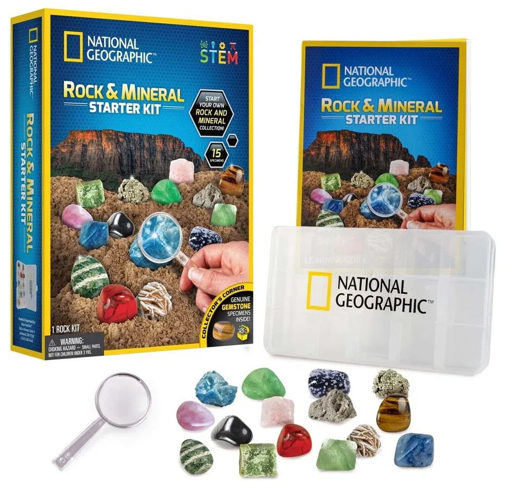 „National Geographic“ uolienų ir mineralų pradinis rinkinys (29-4010)