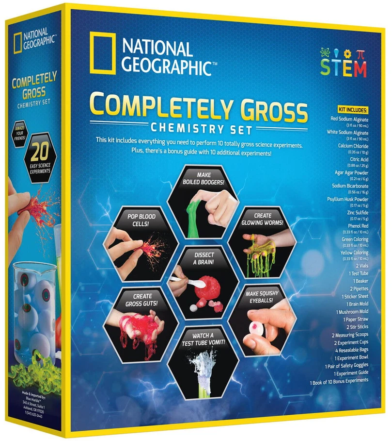 „National Geographic“ – Visiškai absurdiškos chemijos rinkinys (29-2456)